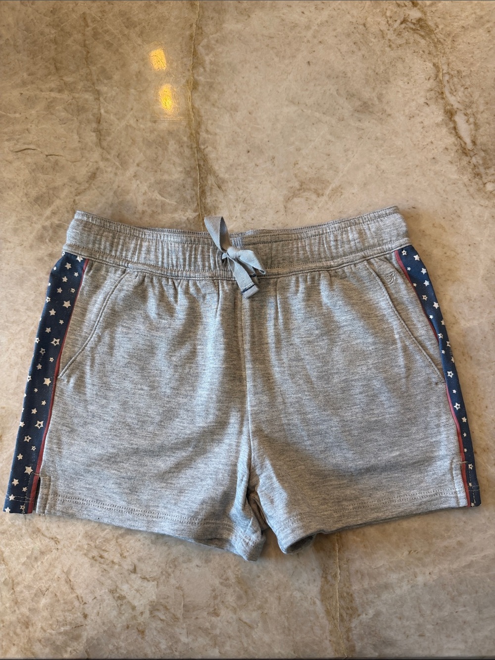 Vineyard Vines Girls' Light Gray Knit Shorts